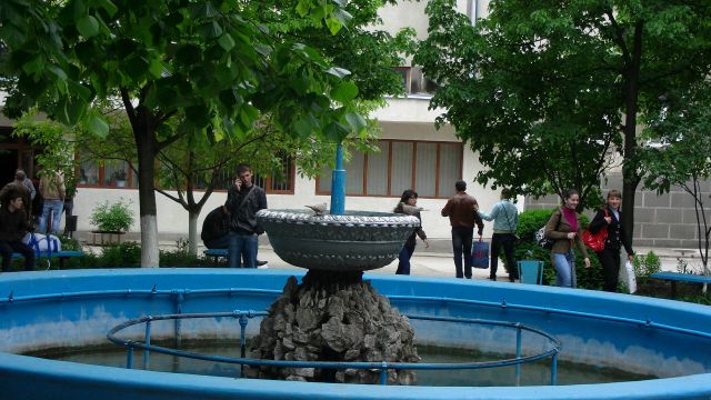 The "Alecu Russo" State University of Balti - The Fountain