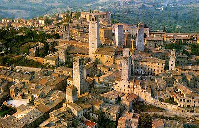 San Gimignano - Aerial view