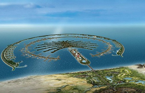 Dubai-the shopping capital city of the Middle East -  The Palm Islands