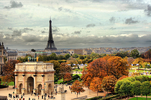 Arc de Triomphe Paris view