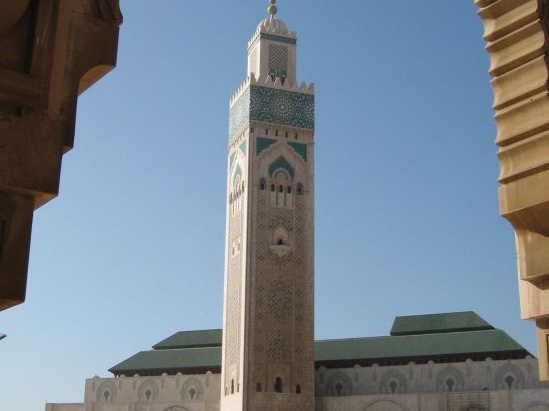 Casablanca- the most cosmopolitan city in the Islamic world  - The Hassan II Mosque view  