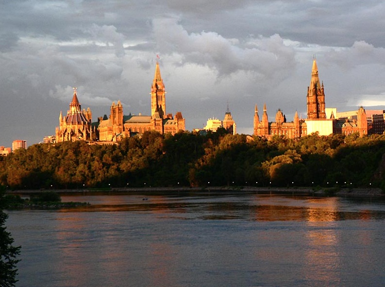 Ottawa - Magnific view of the Parliament Hill