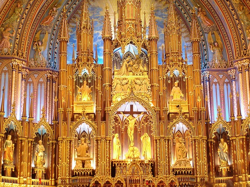 Ottawa - The Interior of the Notre Dame Church