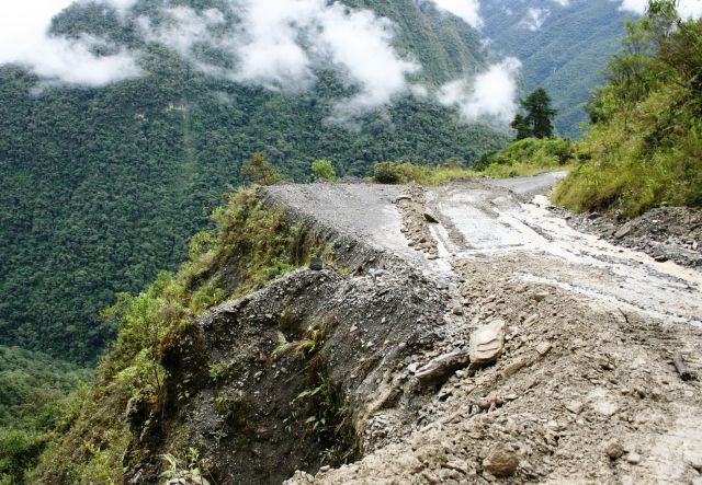 The Old Yungas Road  - Muddy surface