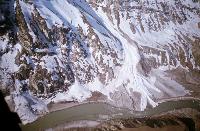 The Leh-Manali Highway - An avalanche