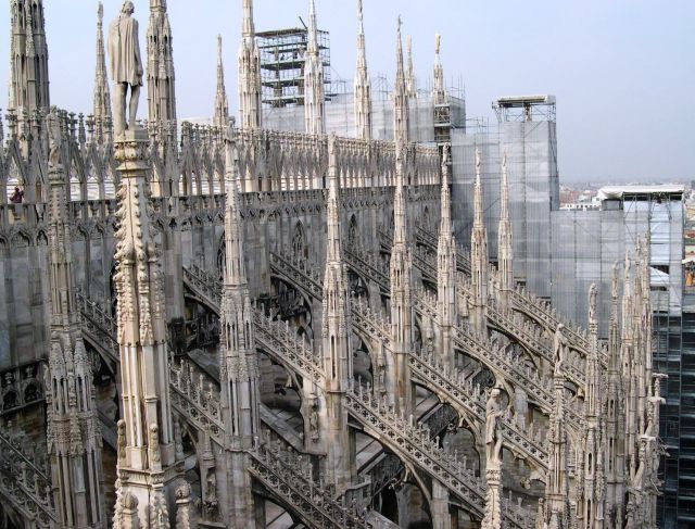 Milan Cathedral - The roof
