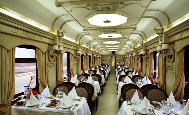 Golden Eagle Trans-Siberian Express - Amazing restaurant
