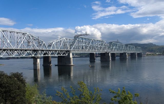 The Yenisei River - Railway bridge