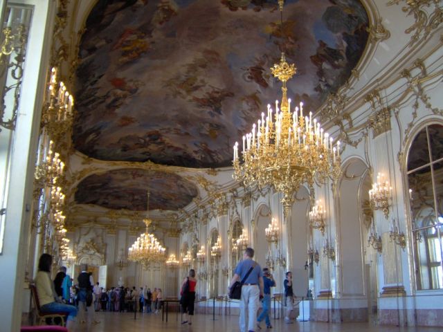 The Schonbrunn Palace - Inside view of Schonbrunn Palace