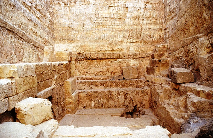 The Pyramid of Djedefre - Burial chamber