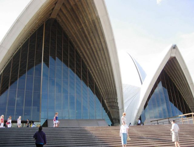 The Sydney Opera House  - The Opera entrance