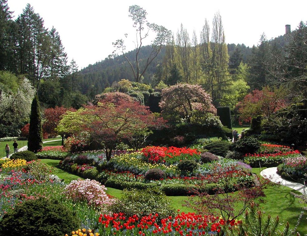 The Butchart Gardens - Spectacular view