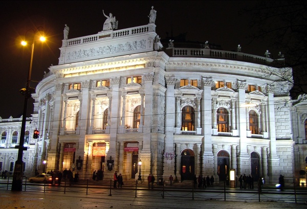 Burgtheater - Burgtheater night view