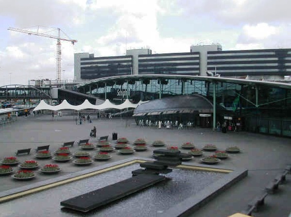 Schiphol Airport in Amsterdam - Exterior view