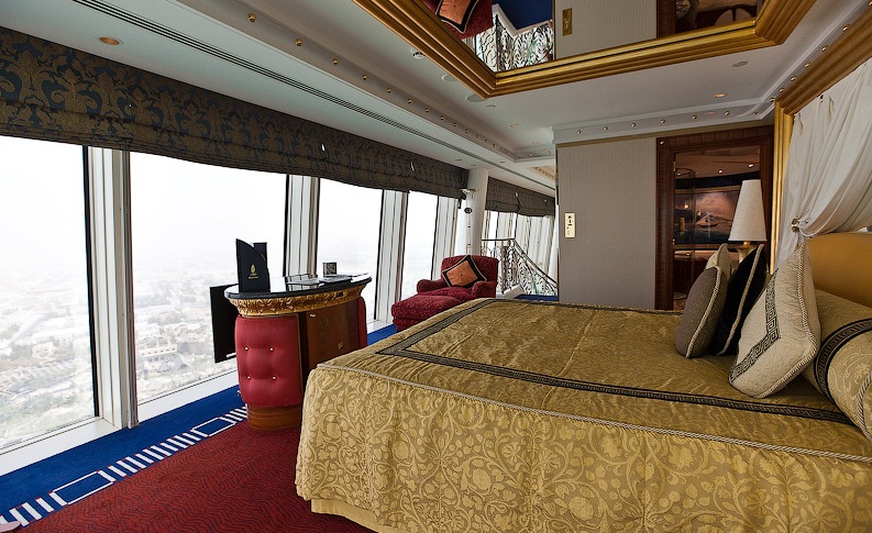 The Burj- al-Arab Hotel, Dubai - Gorgeous two-story room