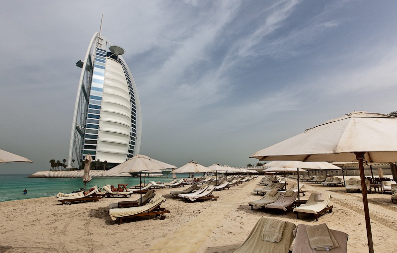 The Burj- al-Arab Hotel, Dubai - The beach of the hotel