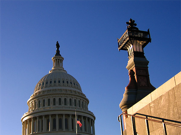 The Capitol, Washington D.C. - Picturesque view of the top