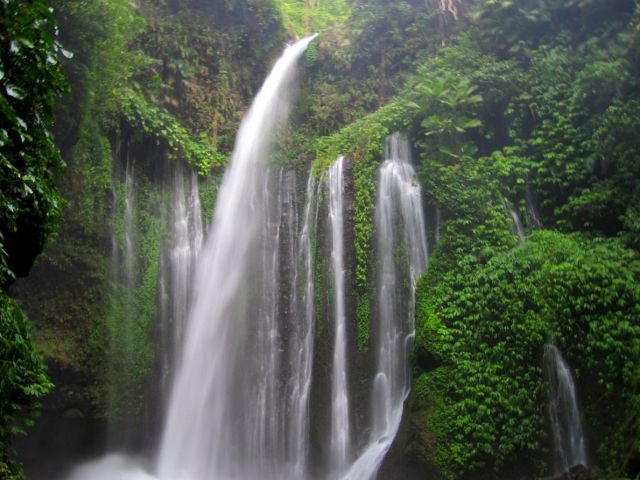The Island of Lombok - Beautiful waterfall