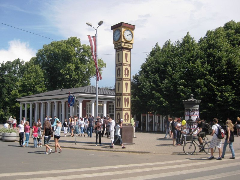 The Laima Clock - Open air column