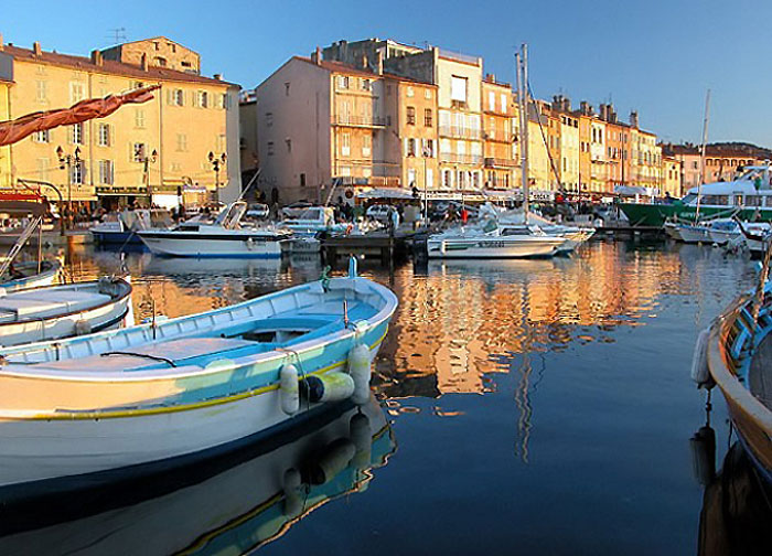 French Riviera - A port in French Riviera