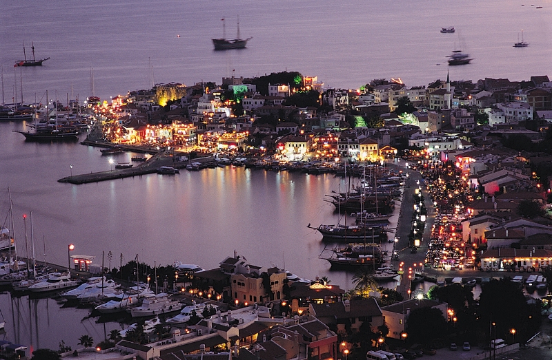 Marmaris in Turkey - Marmaris night view
