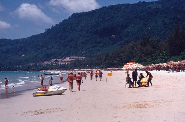 The Patong Beach - Popular tourist attraction