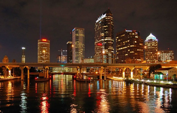 Tampa - City at night