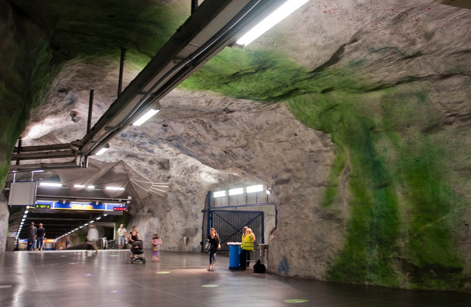 T-Centralen Station , Sweden, Stockholm - The Deepest Subway in the World