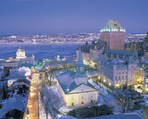 Quebec - Quebec at night