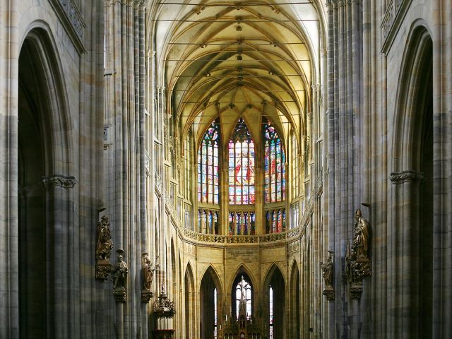 St. Vitus Cathedral - St. Vitus Cathedral interior view