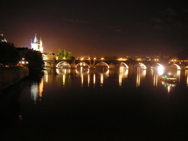 Charles Bridge - Charles Bridge view by night