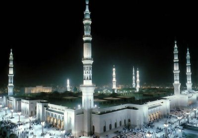 Masjid Al Nabawi in Madinah, Saudi Arabia