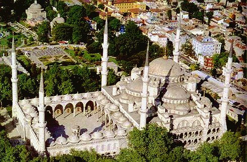 Blue Mosque  - Aerial view of Blue Mosque