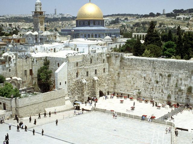 Al Aqsa Mosque in Jerusalem - View of the entire city