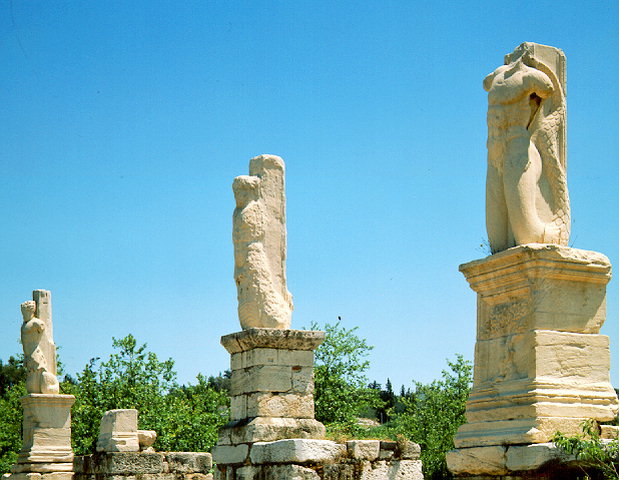 Ancient Agora  - View of Agora ruins