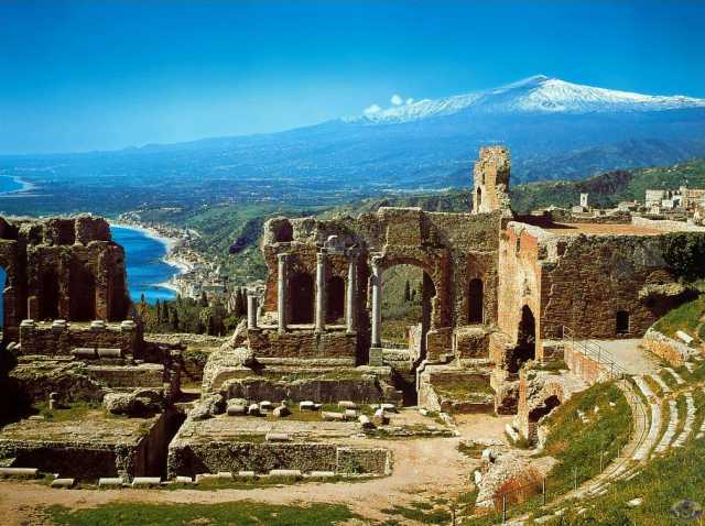 Italy  - General view of Sicily
