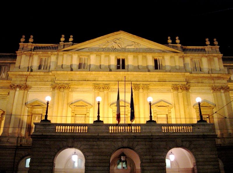 Theatre Museum at La Scala - La Scala external view