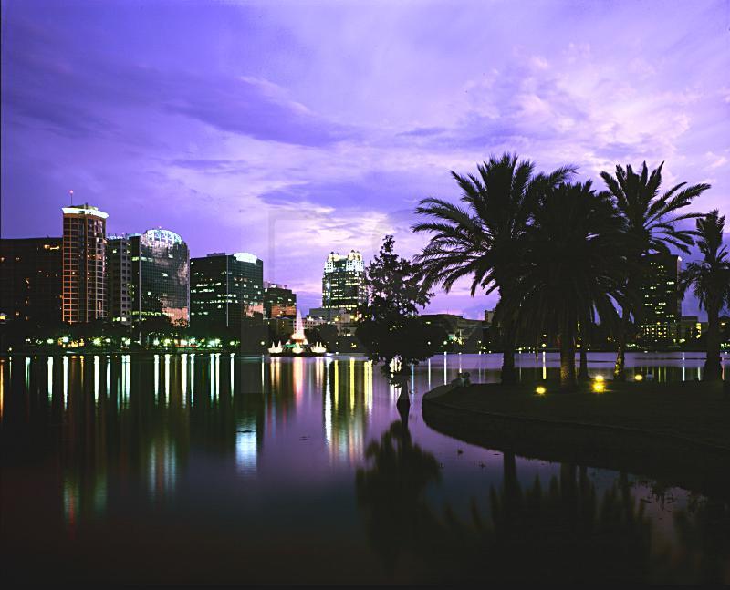 Orlando - Night view of the city