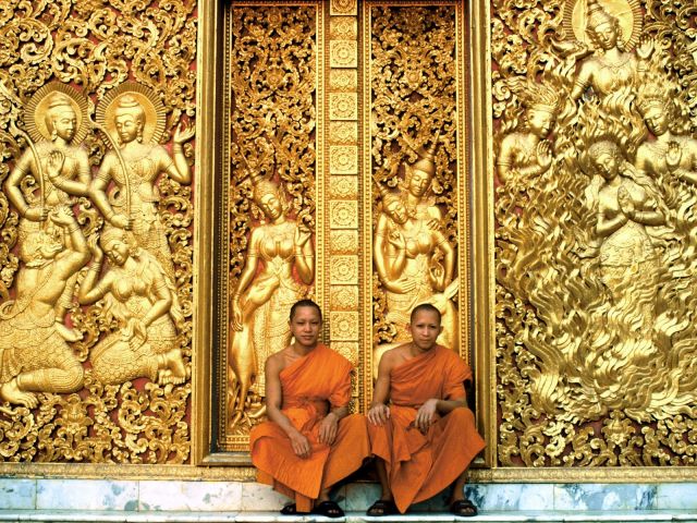 Laos - Laos monks