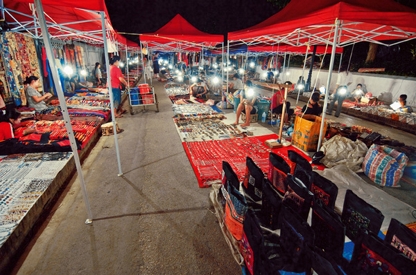 Laos - Local Market in Laos