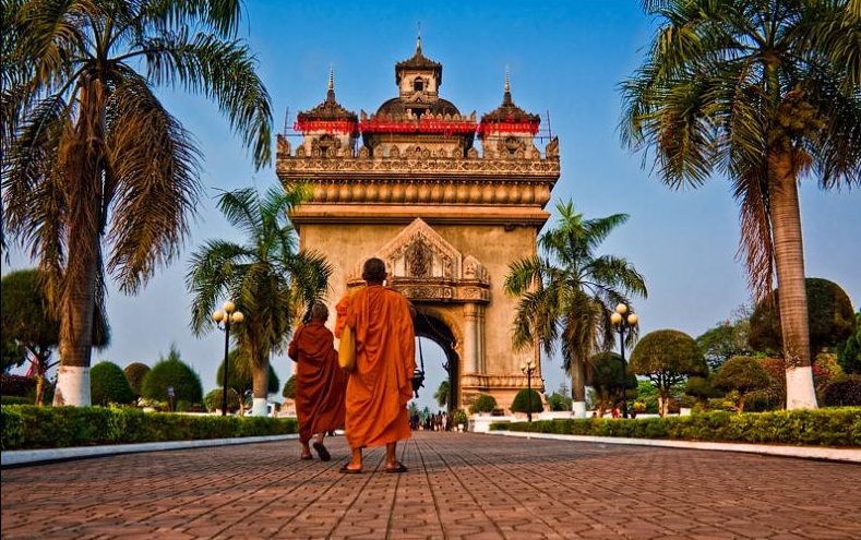 Laos - Patouxai in Vientiane