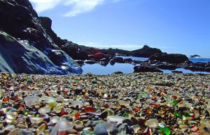 Glass Beach in California