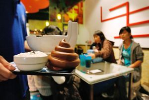 Modern Toilet Restaurant in Taipei, Taiwan