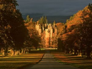 Glamis Castle in Scotland, UK