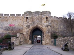 Lincoln Castle in UK