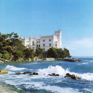 Miramare Castle in Trieste, Italy