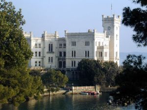 Miramare Castle in Trieste, Italy