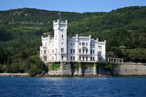 Miramare Castle in Trieste, Italy