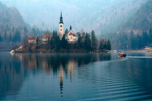 Lake Bled in Slovenia