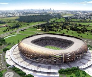 Soccer City Stadium in Johannesburg, South Africa